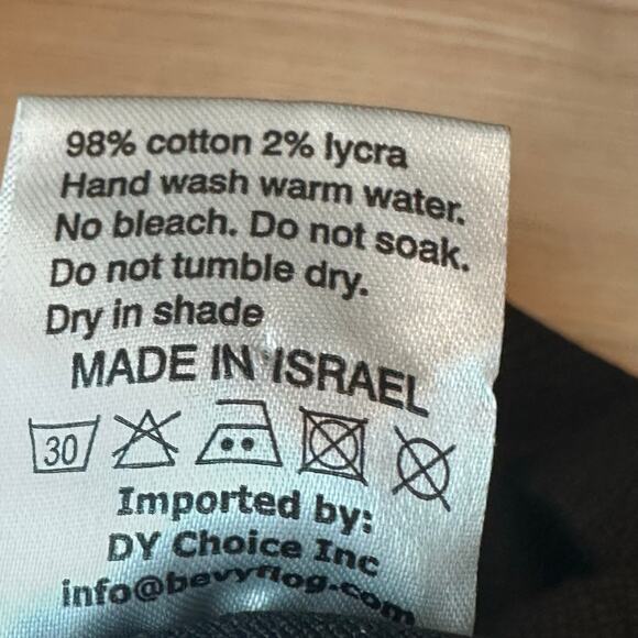 Flog Bevy Flog Shely Black Snake Drawstring Waist Pull on Pants sz 28 EUC - Picture 10 of 10